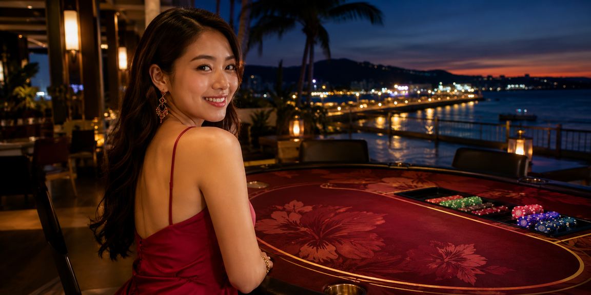 Pemain Baccarat Malaysia menikmati permainan meja kasino yang mewah dan menarik